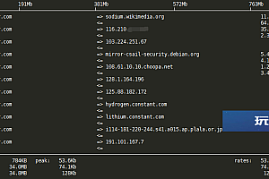 Linux  VPS使用iftop监控服务器流量,查看网络异常情况