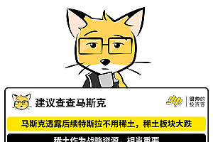 建议证监会查查马斯克