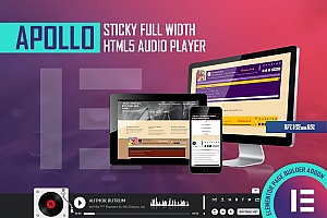 Apollo-HTML5音频播放器-Elementor小部件