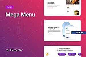 Elementor 的超级菜单Mega Menu插件