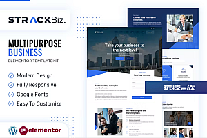 STRACK 商务 | Elementor 模板工具包