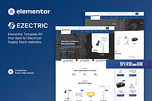Ezectric – 电器商店 Elementor 模板套件