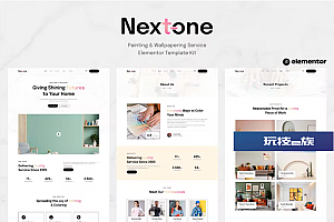 Nextone – 绘画和墙纸服务 Elementor 模板套件