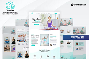 Yogashala – 瑜伽和冥想 Elementor 模板套件
