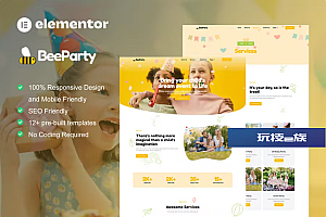 BeeParty – 儿童派对策划师 Elementor 模板套件