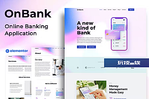 OnBank – 网上银行和汇款 – Elementor Kit