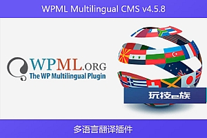 WPML Multilingual CMS v4.5.8 – 多语言翻译插件