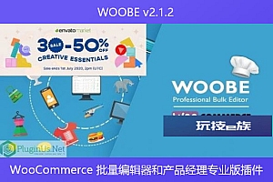 WOOBE v2.1.2 – WooCommerce 批量编辑器和产品经理专业版插件