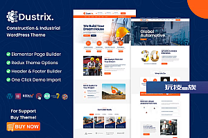 Dustrix – 建筑和工业 WordPress 主题