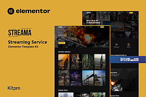 Streama – 流媒体服务 Elementor 模板工具包