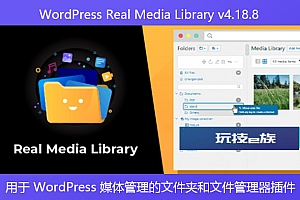 WordPress Real Media Library v4.18.8 – 用于 WordPress 媒体管理的文件夹和文件管理器插件