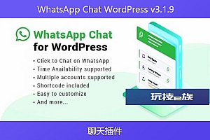 WhatsApp Chat WordPress v3.1.9 – 聊天插件