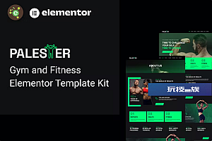 Palester – 健身房和健身 Elementor 模板套件