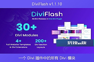 DiviFlash v1.1.10 – 一个 Divi 插件中的所有 Divi 模块