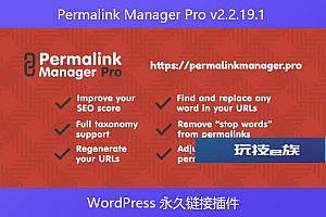 Permalink Manager Pro v2.2.19.1 – WordPress 永久链接插件