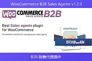 WooCommerce B2B Sales Agents v1.2.3 – B2B 销售代理插件