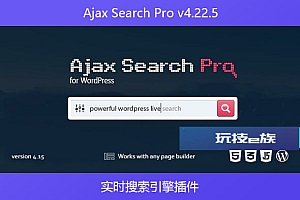 Ajax Search Pro v4.22.5 – 实时搜索引擎插件