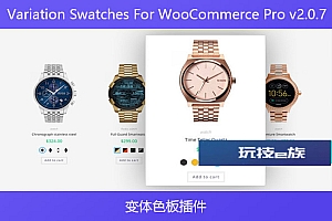Variation Swatches For WooCommerce Pro v2.0.7 – 变体色板插件