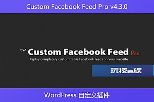 Custom Facebook Feed Pro v4.3.0 – WordPress 自定义插件