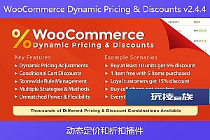 WooCommerce Dynamic Pricing & Discounts v2.4.4 – 动态定价和折扣插件