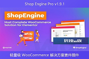 Shop Engine Pro v1.9.1 – 轻量级 WooCommerce 解决方案套件插件