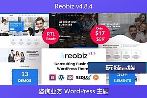 Reobiz v4.8.4 – 咨询业务 WordPress 主题