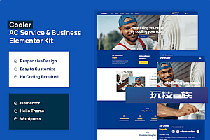 Cooler – AC Service & Business Elementor Pro 模板套件