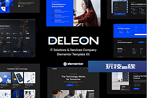 Deleon – IT 解决方案和服务公司 Elementor 模板工具包