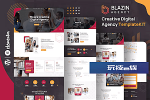 Blazin – Creative Digital Agency Elementor 模板套件