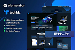 TechBiz – 科技公司 Elementor Pro 模板套件