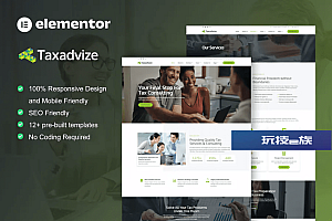 TaxAdvise-税务顾问和财务咨询元素模板套件