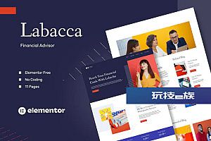Labacca – 财务顾问 Elementor 模板套件