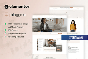 Bloggmu – 女性博客元素模板套件