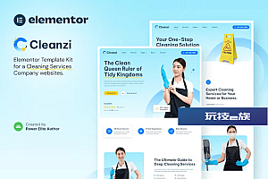 Cleanzi – 清洁服务 Elementor 模板套件