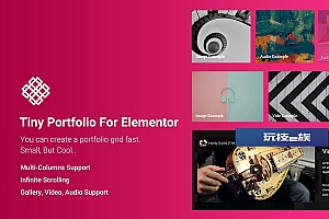 Elementor的微小投资组合小部件