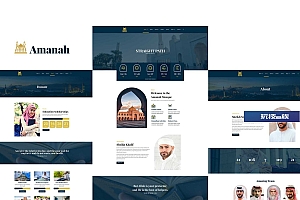 Amanah – 清真寺和伊斯兰中心 Elementor Template Kit