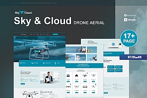 Sky&Cloud – 无人机航拍和摄像 Elementor Template Kit