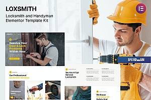 Loxsmith — 锁匠 、开锁服务 Elementor Template Kit