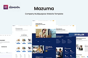 Mazuma – 商业 Elementor Template Kit