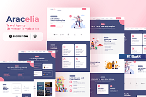 Aracelia –  旅行社 Elementor Template Kit