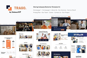Trago | 搬家公司  Elementor Template Kit