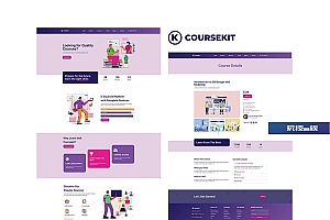 CourseKit – 在线电子学习 Elementor Template Kit