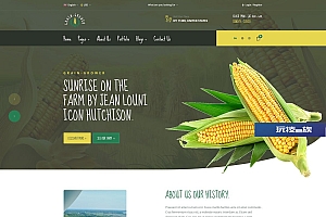 Grain Grower -农业农场和农民 Elementor Template Kit