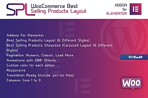 Elementor的WooCommerce畅销产品插件