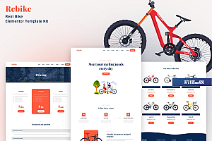 Rebike – 租自行车 Elementor Template Kit
