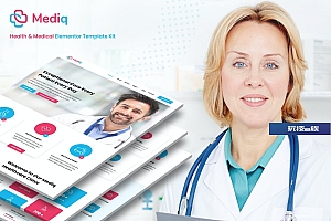 Mediq –  健康和医疗 Elementor Template Kit