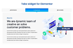 Elementor的TF Tabs小部件-wordpress插件