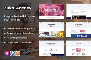 Zuka-Agency | 创意作品集和代理商 Template Kit