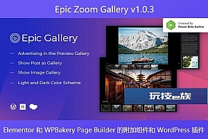 Epic Zoom Gallery v1.0.3 – Elementor 和 WPBakery Page Builder 的附加组件和 WordPress 插件