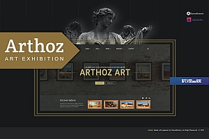 Arthoz – 艺术展览 Elementor Template kit